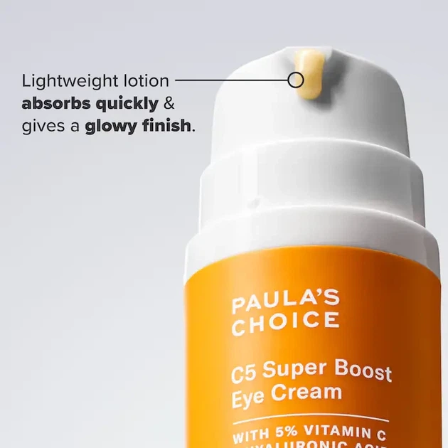 Крем для кожи вокруг глаз Paula's Choice C5 Super Boost Vitamin C Eye Cream for Brightening & Firming - Фото 2 Крем для кожи вокруг глаз Paula's Choice C5 Super Boost Vitamin C Eye Cream for Brightening & Firming - изображение 2