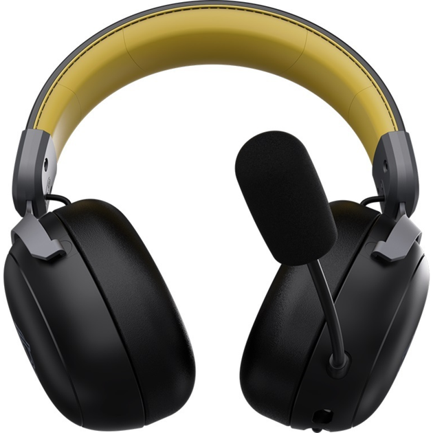 Бездротові навушники Ajazz AHM08 MAX 3-Mode Bluetooth 5.3 до 80 год Black/Grey (AHM08-MAX-BGY) - зображення 4