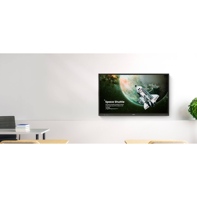 Информационный дисплей сенсорный 86" BenQ RE8604A IPS 4K UHD 450 кд/м² 8 мс Android 14 Black - изображение 4