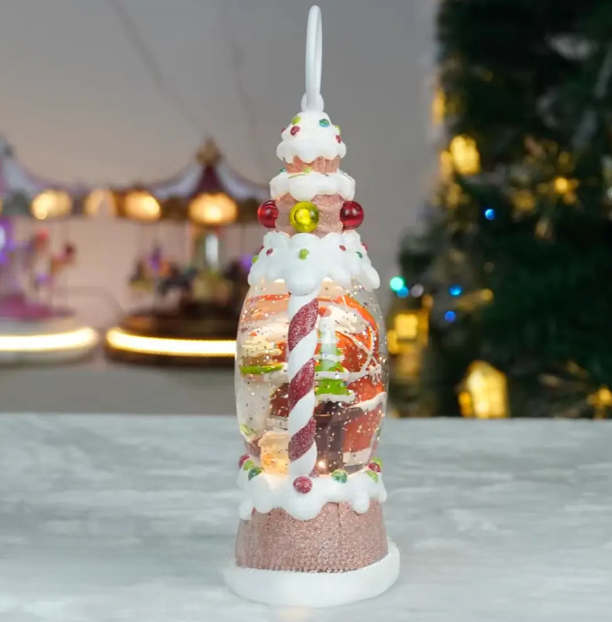 Ночник новогодний Кекс XMAS WDL-25015A 10106, санта - изображение 5
