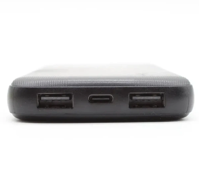 УМБ портативне зарядне Power Bank AWEI P20K 10000mah 2.4A, чорне - зображення 3