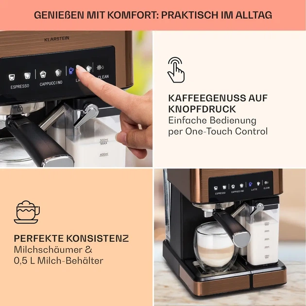 Кофеварка Klarstein Arabica Comfort (10041524) - изображение 5