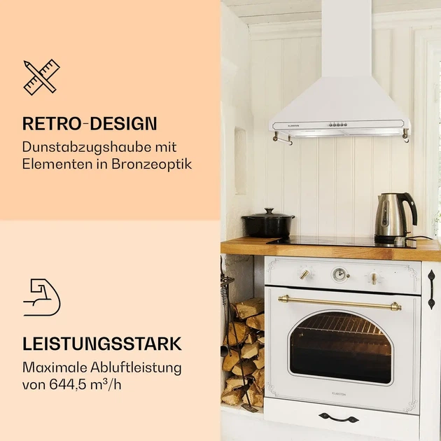 Вытяжка Klarstein Victoria 60 644,5 м³/час (10036449) - изображение 3