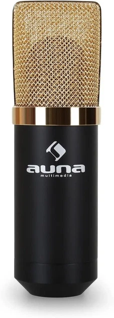 Конденсаторний USB-мікрофон Auna MIC-900WH-LED, 16 біт/48 кГц, 32 дБ (10011711) - зображення 4