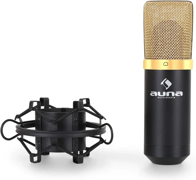 Конденсаторний USB-мікрофон Auna MIC-900WH-LED, 16 біт/48 кГц, 32 дБ (10011711) - зображення 5