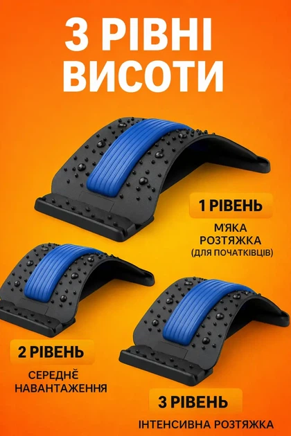 Масажер для розтягування спини, хребта та шиї - зображення 4