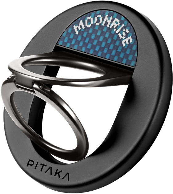 Тримач-кільце на смартфон Pitaka MagEZ Grip 3 MagSafe Black (749355416967) - зображення 2