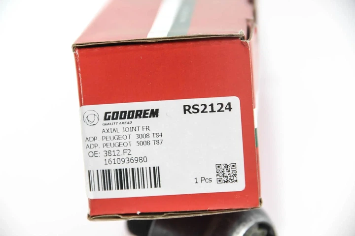 Тяга рульова Peugeot 308/5008 08- GOODREM RS2124 Peugeot 5008, 308, 3008; Citroen DS4, C4 3812F2, 1610936980 - изображение 4
