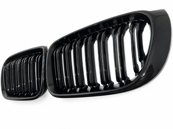 Подвійні решітки радіатора BMW X3 F25 LCI X4 F26 2014-2017 M-Style чорний глянець - зображення 5