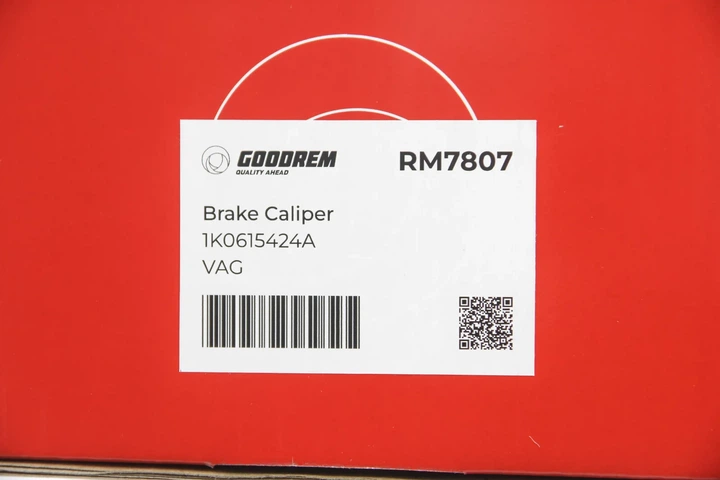 Супорт гальмівний задній A3/Leon/Octavia/Golf 03- (38mm) Пр. GOODREM RM7807 Volkswagen Golf, EOS, Scirocco, Jetta; Skoda Octavia, Yeti; Seat Leon, Toledo; Audi A3 1K0615424A, 1K0615424D, 1K0615424J - изображение 5