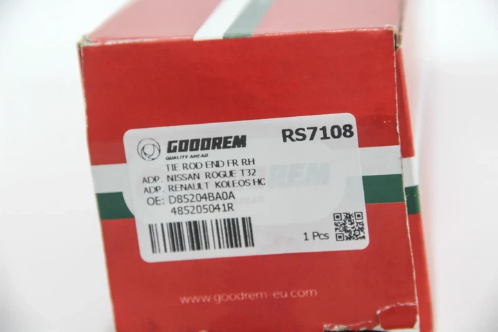 Наконечник рульової тяги Nissan Qashqai/X-Trail / Renault Koleos 13- Пр. GOODREM RS7108 Nissan X-Trail D85204BA0B, 485205041R, D85204BA0A - изображение 4