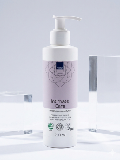 Гель для интимной гигиены Abena Intimate Care (200 мл) — pH 3,5 - Фото 1 Гель для интимной гигиены Abena Intimate Care (200 мл) — pH 3,5 - изображение 1