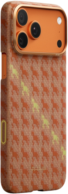 Панель PITAKA Happiness Rides Edge MagSafe для Samsung Apple iPhone 17 Pro Max Amber (741654368404) - зображення 2