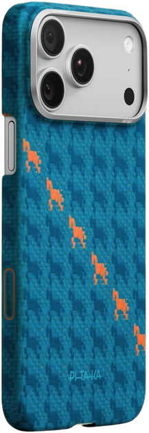 Панель PITAKA Happiness Rides Edge MagSafe для Samsung Apple iPhone 17 Pro Max Indigo (741654368411) - зображення 2
