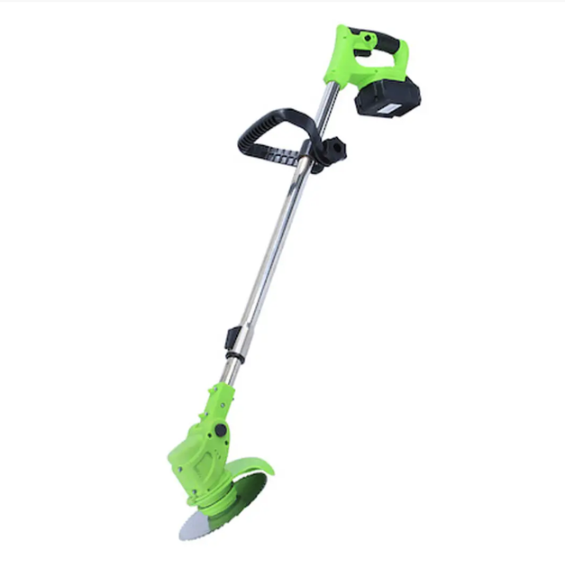 Акумуляторна коса 21V Brush Cutter триммер-кущоріз для трави, кущів та гілок 2АКБ 2Ач 8 насадок газаонокосилка садовая с телескопической штангой на аккумуляторах электрокосилка - Фото 6 Акумуляторна коса 21V Brush Cutter триммер-кущоріз для трави, кущів та гілок 2АКБ 2Ач 8 насадок газаонокосилка садовая с телескопической штангой на аккумуляторах электрокосилка - изображение 6