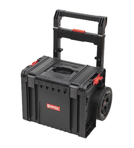 Набір із 3 ящиків для зберігання інструментів 5/19/28 л Qbrick System PRO Set 2 Plus на колесах, пластикові, чорні - Фото 6 Набір із 3 ящиків для зберігання інструментів 5/19/28 л Qbrick System PRO Set 2 Plus на колесах, пластикові, чорні - зображення 6