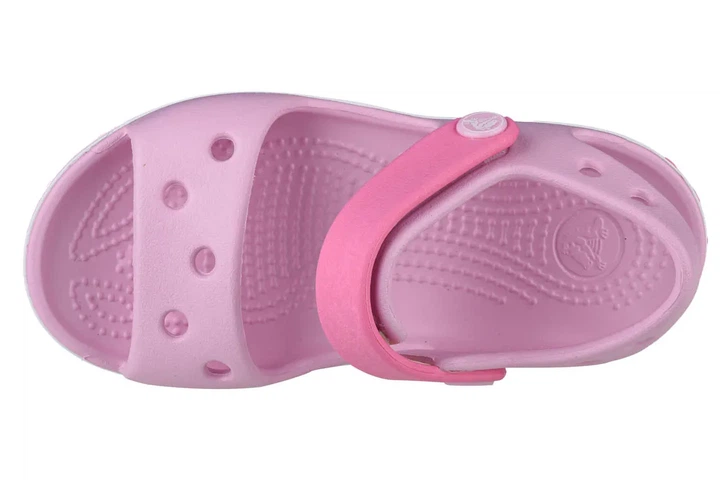 Крокси босоніжки Crocs Crocband Sandal Ballerina Pink 32 рожеві - Фото 3 Крокси босоніжки Crocs Crocband Sandal Ballerina Pink 32 рожеві - зображення 3