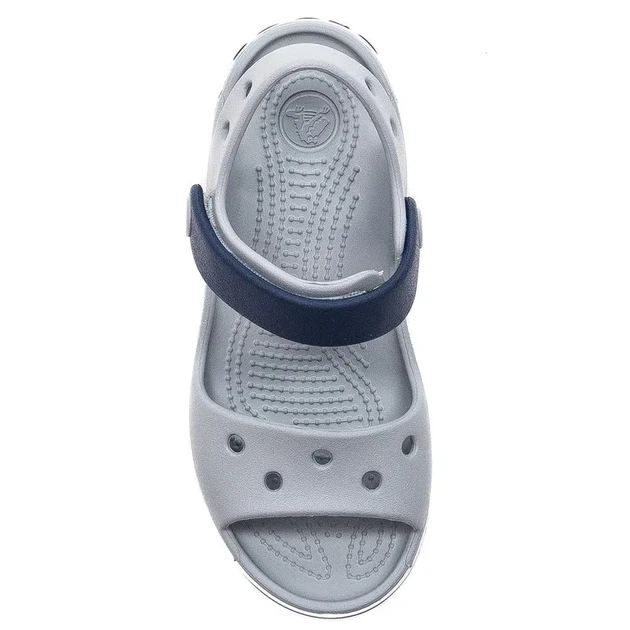 Крокси сандалі Crocs Crocband Sandal Light Grey/Navy 31 сірі - зображення 2
