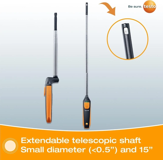 Термоанемометр Testo 450i Оранжевый Б/В - изображение 3
