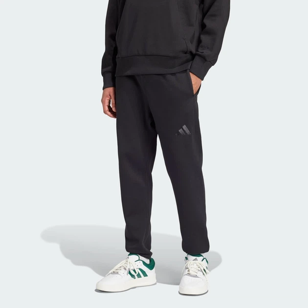 Спортивні флісові штани чоловічі Adidas ALL SZN JSH58 L Чорні - Фото 3 Спортивні флісові штани чоловічі Adidas ALL SZN JSH58 L Чорні - зображення 3