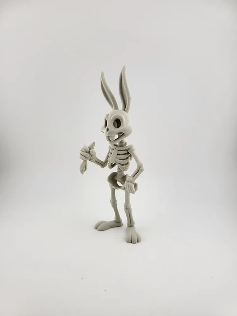 Колекційна фігурка скелет кролика Bugs Bunny. Aivory - Фото 3 Колекційна фігурка скелет кролика Bugs Bunny. Aivory - зображення 3