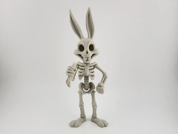 Колекційна фігурка скелет кролика Bugs Bunny. Aivory - Фото 4 Колекційна фігурка скелет кролика Bugs Bunny. Aivory - зображення 4