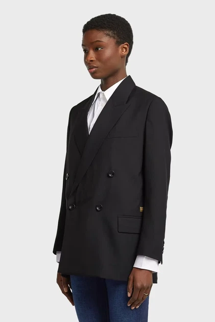 Жіночий чорний шерстяний жакет Double G-Star RAW XS D27131,E200 - Фото 3 Жіночий чорний шерстяний жакет Double G-Star RAW XS D27131,E200 - зображення 3