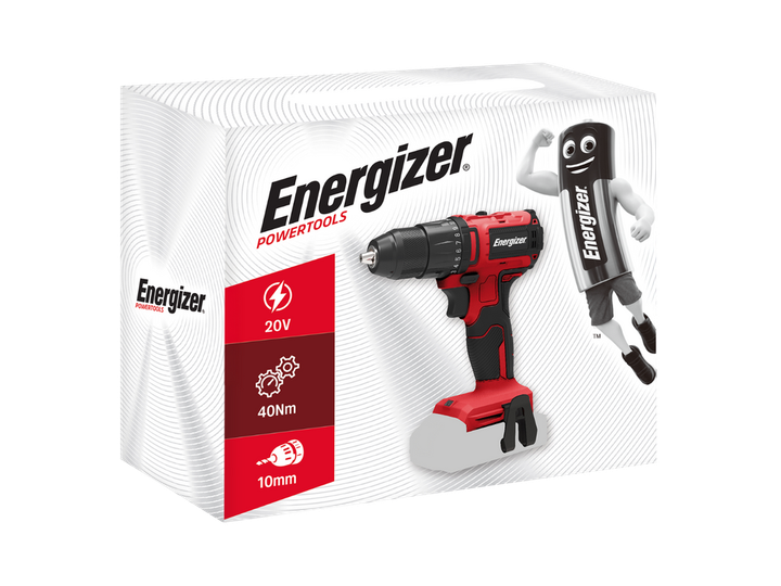 Wiertarko-wkrętarka bezszczotkowa Energizer 3DR030 20V bez akumulatora (3492548237791) - obraz 2