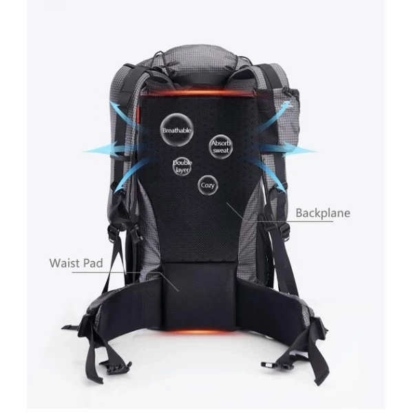 Рюкзак Naturehike Rock NH19BP095 60+5 л (1047-6927595746370) - зображення 2