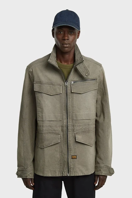 Чоловіча сера джинсова куртка Rovic slim field G-Star RAW L D26117,E172 - Фото 1 Чоловіча сера джинсова куртка Rovic slim field G-Star RAW L D26117,E172 - зображення 1