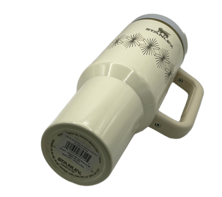 Термос термочашка Stanley Quencher H2.0 Tumbler з нержавіючої сталі 1,18 л Champagne Ivory Gold KT7001971 - зображення 4