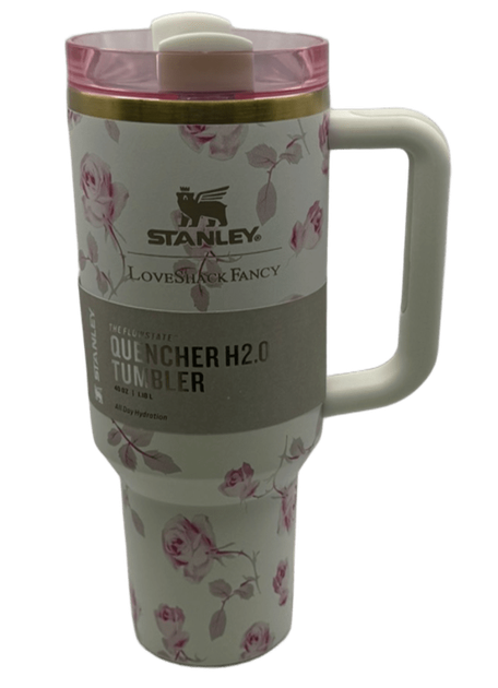 Термос термочашка Stanley Quencher H2.0 Tumbler з нержавіючої сталі 1,18 л Vintage Rose KT6007856 - зображення 8