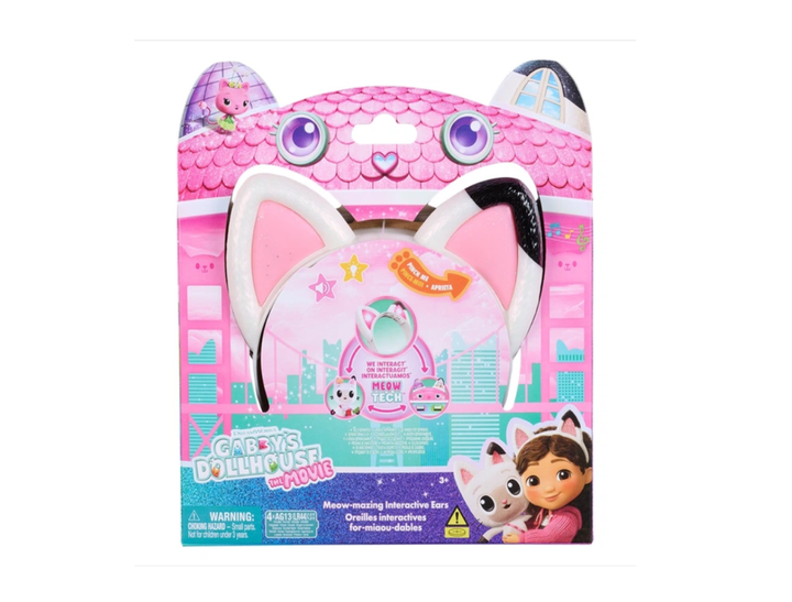 Gabby's Dollhouse The Movie — Meow-mazing Interactive Ears (Інтерактивні котячі вушка Габбі) - Фото 1 Gabby's Dollhouse The Movie — Meow-mazing Interactive Ears (Інтерактивні котячі вушка Габбі) - зображення 1