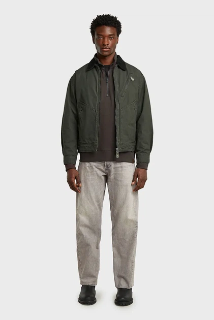 Чоловіча темно-коричнева спортивна кофта Essential loose G-Star L D27085,D395 - изображение 2