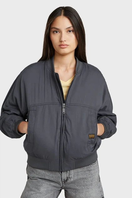 Жіночий темно-сірий бомбер Summer G-Star RAW M D26004, D923 - Фото 4 Жіночий темно-сірий бомбер Summer G-Star RAW M D26004, D923 - зображення 4