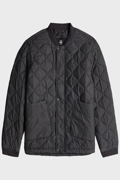 Чоловічий темно-сірий бомбер LW Quilted pdd jkt overdyed G-Star RAW M D26878,E063 - Фото 7 Чоловічий темно-сірий бомбер LW Quilted pdd jkt overdyed G-Star RAW M D26878,E063 - зображення 7