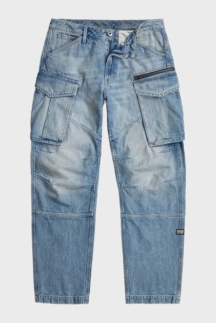 Чоловічі блакитні джинси Rovic 3D G-Star RAW 32-32 D26149,D788 - зображення 6