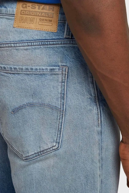 Чоловічі блакитні джинси Mosa Straight G-Star RAW 31-32 D23692,D936 - зображення 5