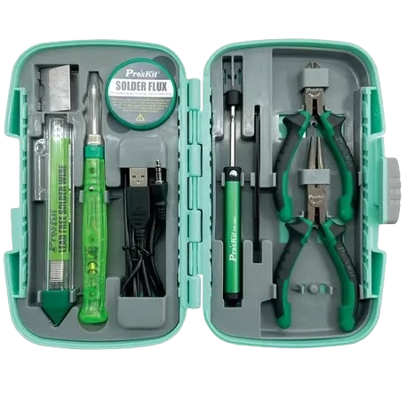 Набор инструментов Pro'sKit PK-324 8 предметов для электромонтажных работ Черный - Фото 1 Набор инструментов Pro'sKit PK-324 8 предметов для электромонтажных работ Черный - изображение 1