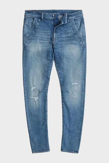Чоловічі блакитні джинси Kairori 3D Slim G-Star RAW 33-30 D23970,D441 - изображение 7