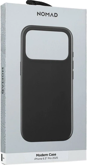 Etui Nomad Modern Case Magsafe na iPhone 17 Pro Czarne (856504014001) - obraz 3
