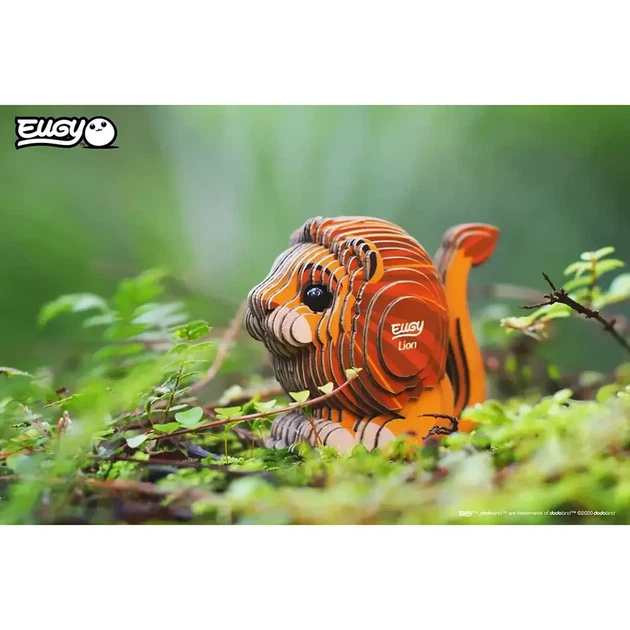 Збірна 3D модель Eugy Зоопарк Лев (XEG-070) - Фото 7 Збірна 3D модель Eugy Зоопарк Лев (XEG-070) - зображення 7
