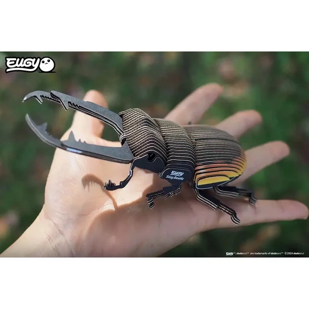 Збірна 3D модель Eugy Зоопарк Жук-олень (XEG-114) - Фото 10 Збірна 3D модель Eugy Зоопарк Жук-олень (XEG-114) - зображення 10