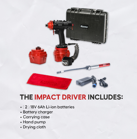 Акумуляторний підводний ударний шуруповерт Nemo Impact Driver - 50M - Фото 4 Акумуляторний підводний ударний шуруповерт Nemo Impact Driver - 50M - изображение 4