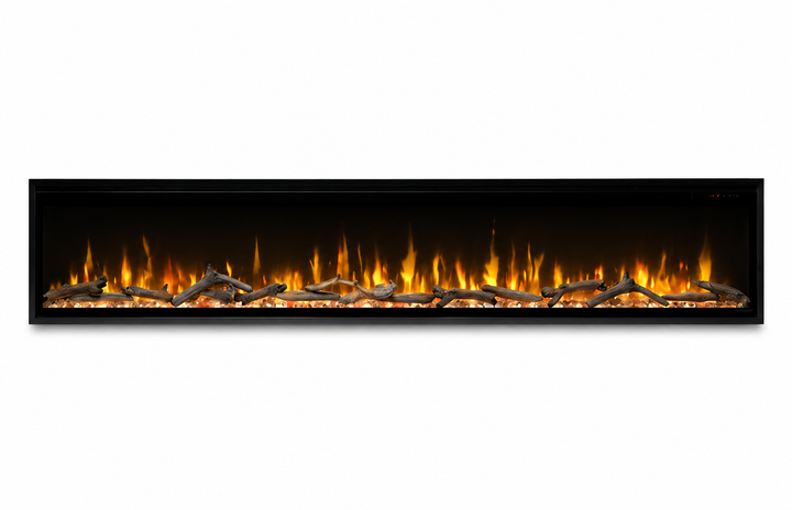 Электрокамин с обогревом Dimplex Ignite Evolve 100 (EVO2500) с дровами, кристаллами стекла, цветами пламени и подсветкой наполнения, WiFi управление, размер 2576x419x152 + Подарок! Увлажнитель воздуха - изображение 10