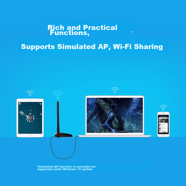 TP-LINK TL-WN826N — беспроводной USB-адаптер, не требующий установки драйверов, универсальный Wi-Fi приемник 300 Мбит/с для настольных компьютеров и ноутбуков, удобная установка. - изображение 2