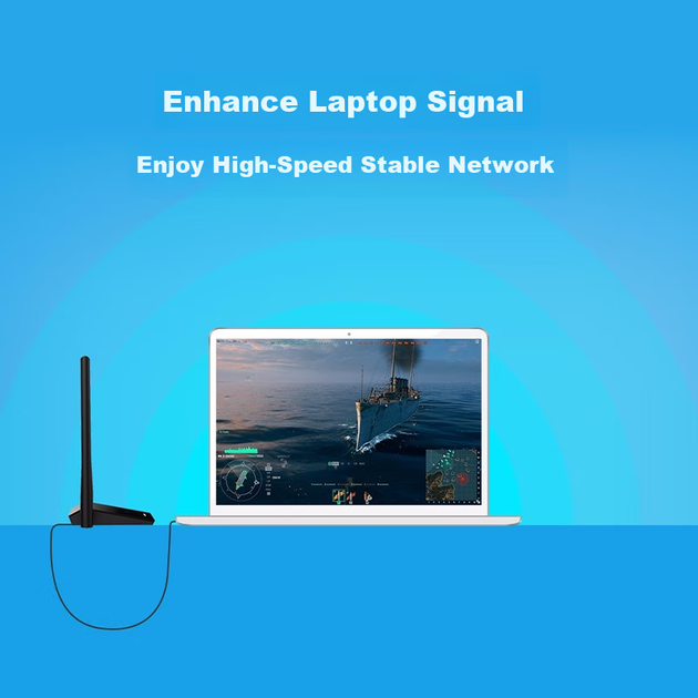 TP-LINK TL-WN826N — беспроводной USB-адаптер, не требующий установки драйверов, универсальный Wi-Fi приемник 300 Мбит/с для настольных компьютеров и ноутбуков, удобная установка. - изображение 3
