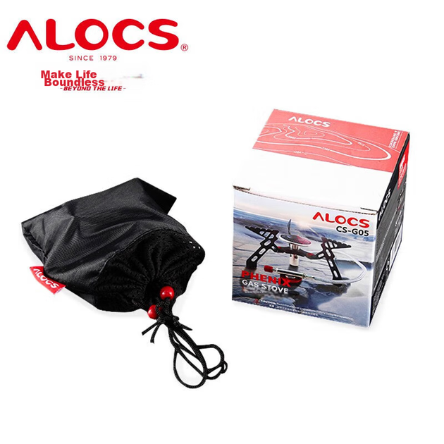 Портативная газовая плита ALOCS для приготовления пищи на открытом воздухе, съемная ветрозащитная мощная горелка, походное снаряжение, головка плиты для дикой природы. - изображение 8