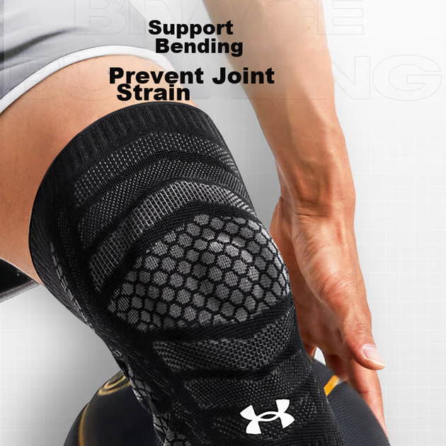 Наколенники Under Armour спортивные, с силиконовой вставкой, унисекс, размер M - Фото 9 Наколенники Under Armour спортивные, с силиконовой вставкой, унисекс, размер M - изображение 9