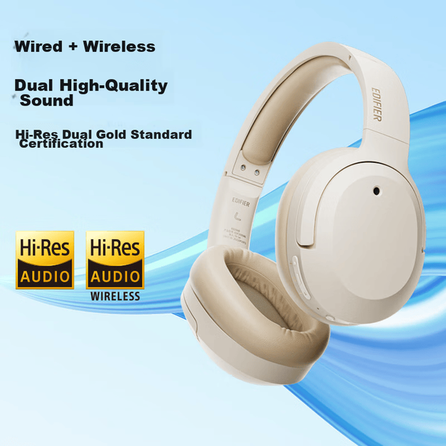 Навушники Edifier W820NB Bluetooth Cloud White - Фото 3 Навушники Edifier W820NB Bluetooth Cloud White - зображення 3